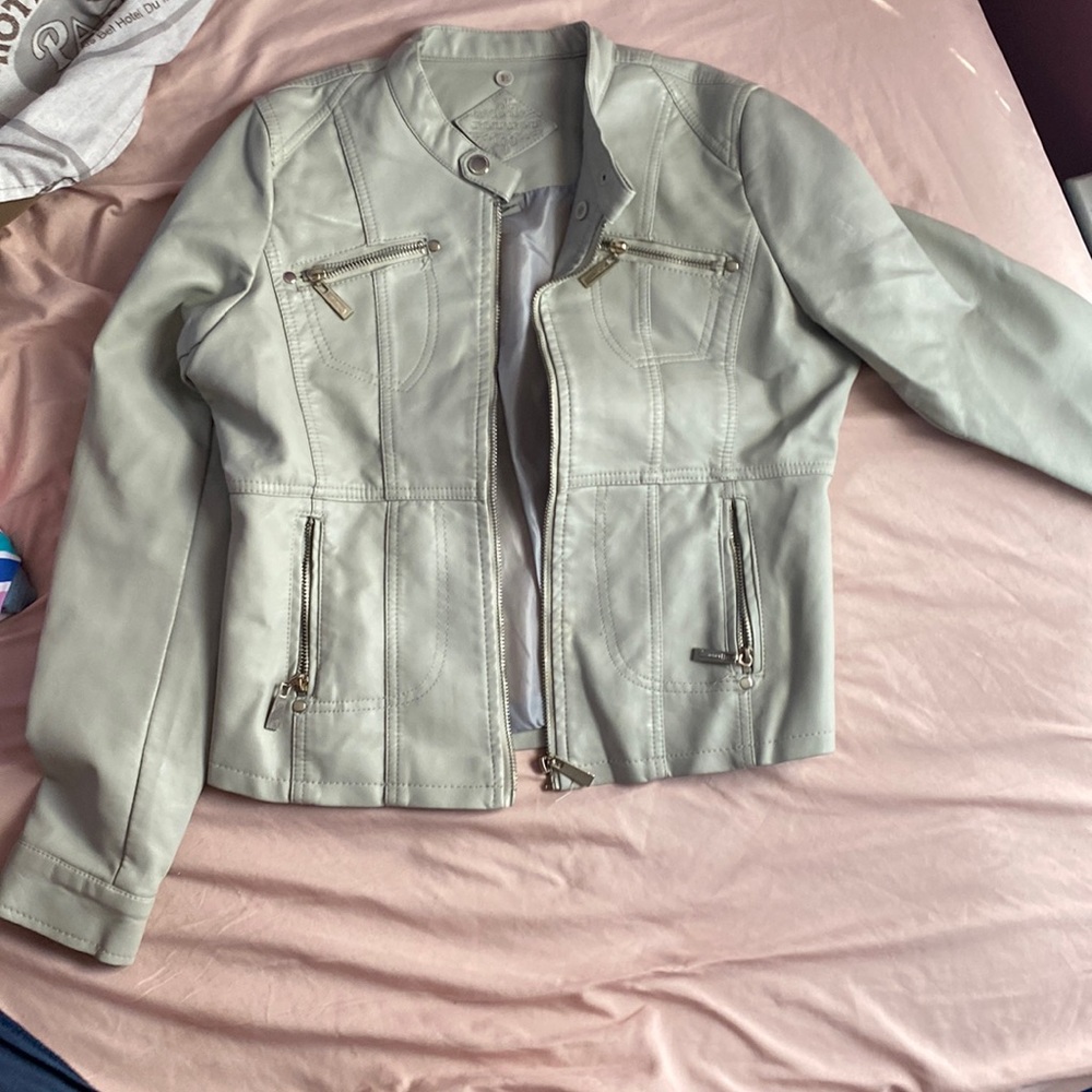 Jou jou leather jacket